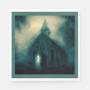 Serviette En Papier Halloween - Haunted Church 4