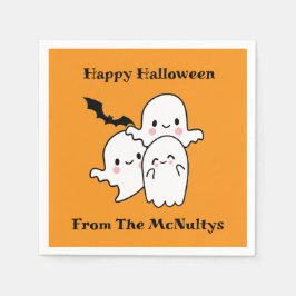 Serviette En Papier Halloween heureux peut personnaliser