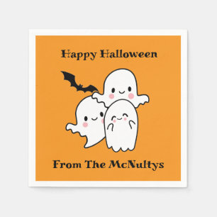 Serviette En Papier Halloween heureux peut personnaliser
