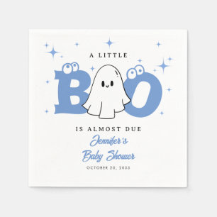 Serviette En Papier Halloween Little Boo Cute Ghost Boy Baby shower