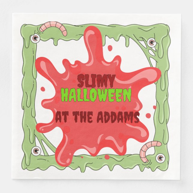 Serviette En Papier Halloween moins mince (Devant)