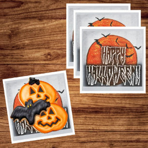 Serviette En Papier Halloween Moon-PG