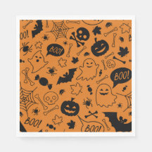 Halloween Motif d'Halloween orange et noir