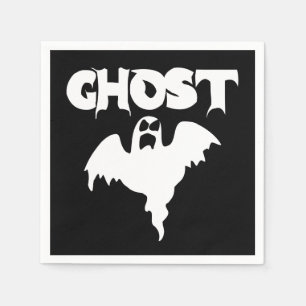 Serviette En Papier Halloween noir mignon
