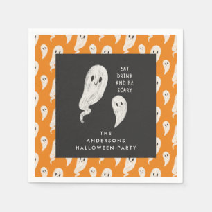 Serviette En Papier Halloween parti Ghoely halloween serviettes