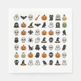 Serviette En Papier Halloween Party Servetten