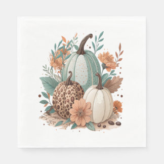 Serviette En Papier Halloween pour enfants citrouilles