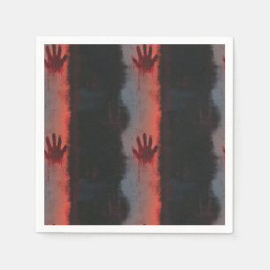 Serviette En Papier Halloween sanglante