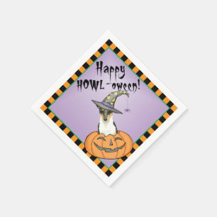 Serviette En Papier Halloween Smooth Collie