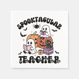 Serviette En Papier Halloween Spooktacular Professeur Ghost