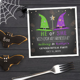 Serviette En Papier Halloween Witch Genre Revela Party