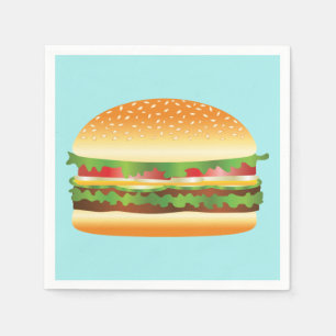Serviette En Papier Hamburger