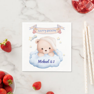 Serviette En Papier Happy Birthday Personalized Paper Napkin