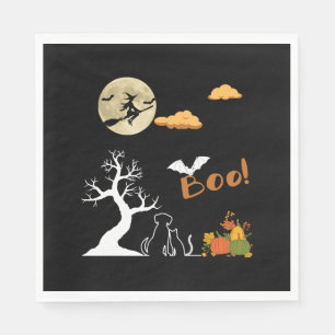 Serviette En Papier Happy Halloween