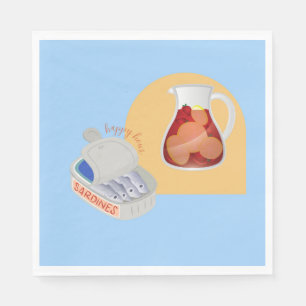 Serviette En Papier Happy Hour Espagne