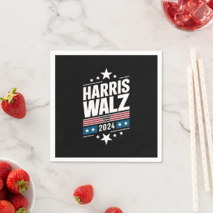 Serviette En Papier Harris Waltz 2024 Kamala Harris Tim Waltz 2024