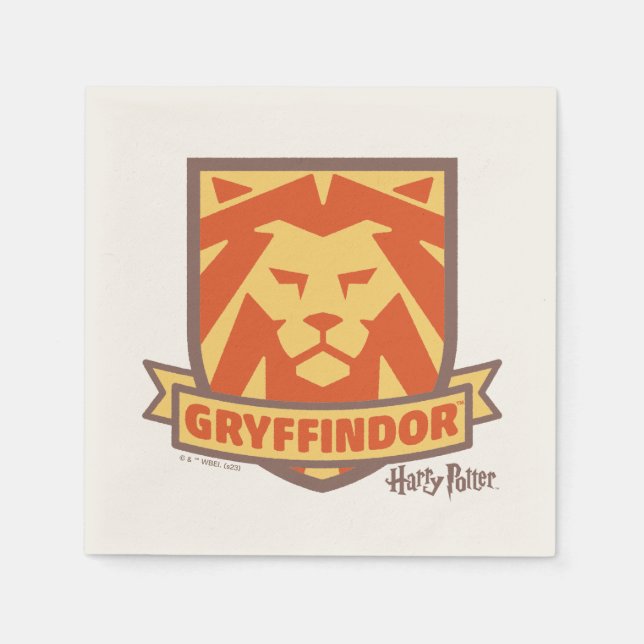 Serviette En Papier HARRY POTTER™ | Cimetière Magique d'été GRYFFINDOR (Devant)
