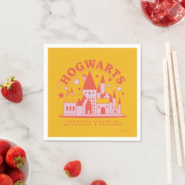 Serviette En Papier HARRY POTTER™ | Cute HOGWARTS™ School (En situation)