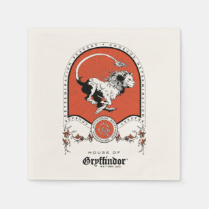Serviette En Papier HARRY POTTER™   Délicat croquis GRYFFINDOR™ Crest