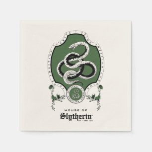 Serviette En Papier HARRY POTTER™   Délicat croquis SLYTHERIN™ Crest