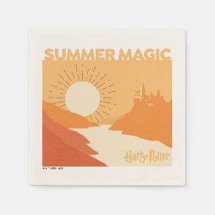 Serviette En Papier HARRY POTTER™   HOGWARTS™ Summer Magic