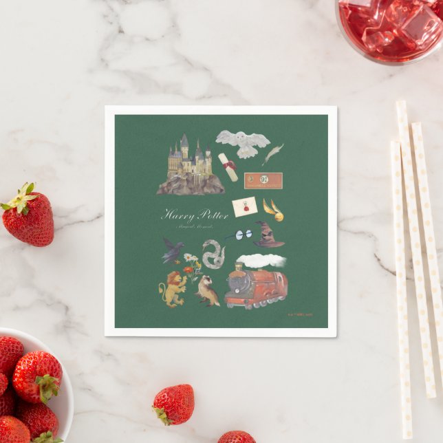 Serviette En Papier HARRY POTTER™ | Moments magiques (En situation)
