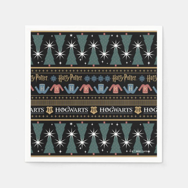 Serviette En Papier HARRY POTTER™ Motif de sueur de vacances (Devant)