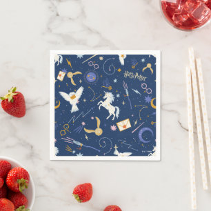 Serviette En Papier HARRY POTTER™ Motif iconique du solstice d'été