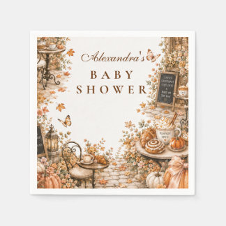 Serviette En Papier Harvest Pumpkin Spice Baby Shower