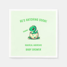Hatching bientôt Dinosaur Baby shower Baby shower