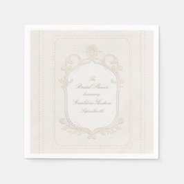 Serviette En Papier Heirloom Rococo Bridal Shower