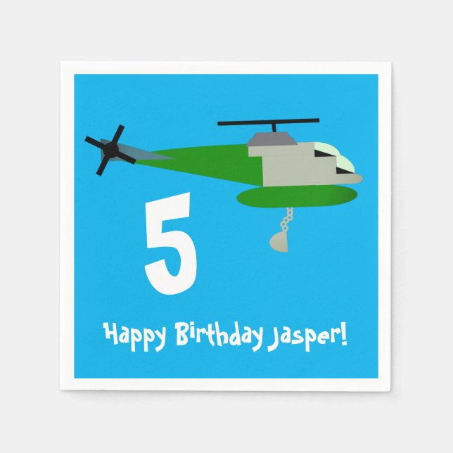 Serviette En Papier Helitack (Devant)