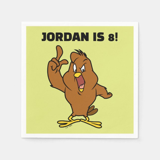 Serviette En Papier Henery Hawk Yelling (Devant)