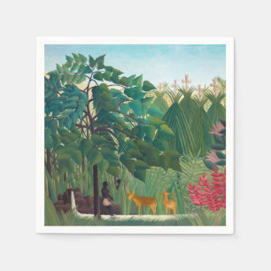 Serviette En Papier Henri Rousseau - La cascade