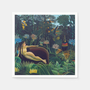 Serviette En Papier Henri Rousseau - Le Rêve / The Dream
