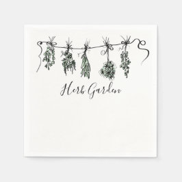 Serviette En Papier Herbes du jardin