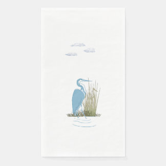 Serviette En Papier Heron tranquille