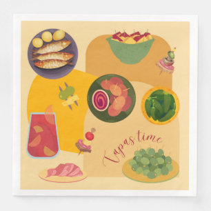 Serviette En Papier Heure des tapas