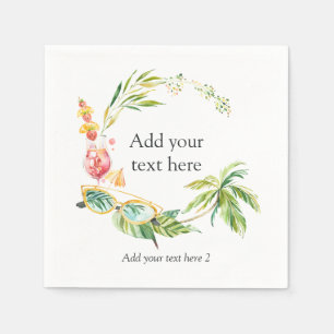 Serviette En Papier Heure d'été