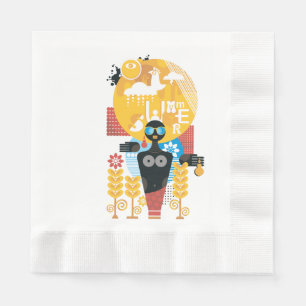 Serviette En Papier Heure d'été