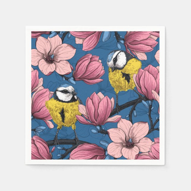 Serviette En Papier Heure du printemps (Devant)