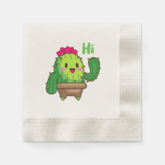 Serviette En Papier Hey There Cactus - Papier de fête serviettes
