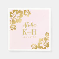 Hibiscus Or Aloha Monogramme