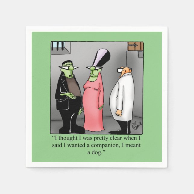 Serviette En Papier Hilaire Halloween Party Napkins (Devant)