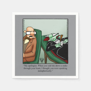 Serviette En Papier Hilarious Halloween Humour Party Napkins