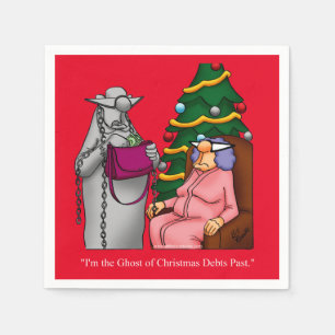 Serviette En Papier Hilarious Noël Humour Cocktail Party Napkins