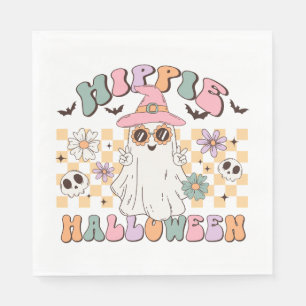 Serviette En Papier Hippie Halloween