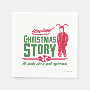 Serviette En Papier Histoire de Christma Looks Like a Pink Nightmare
