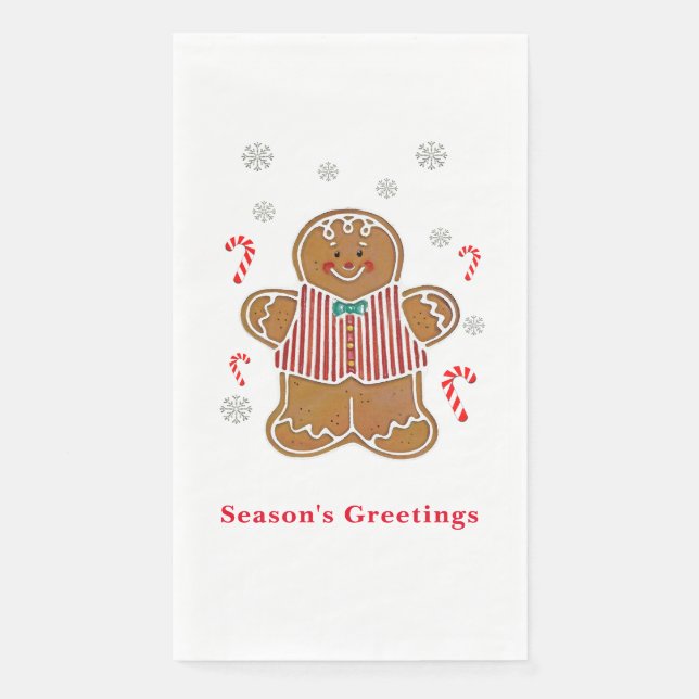 Serviette En Papier Holiday Cheer (Devant)