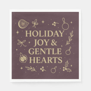 Serviette en papier Holiday Joy